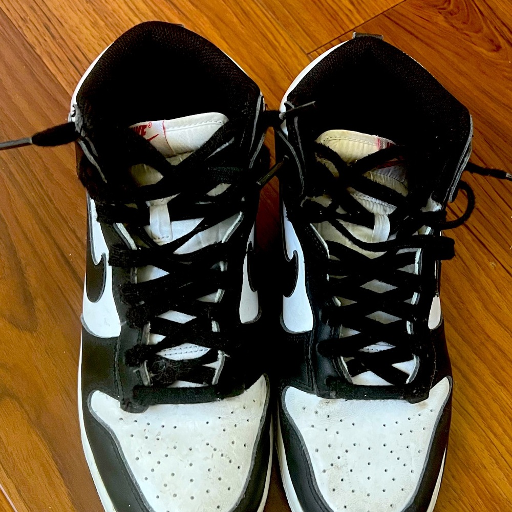 Panda high top Nike